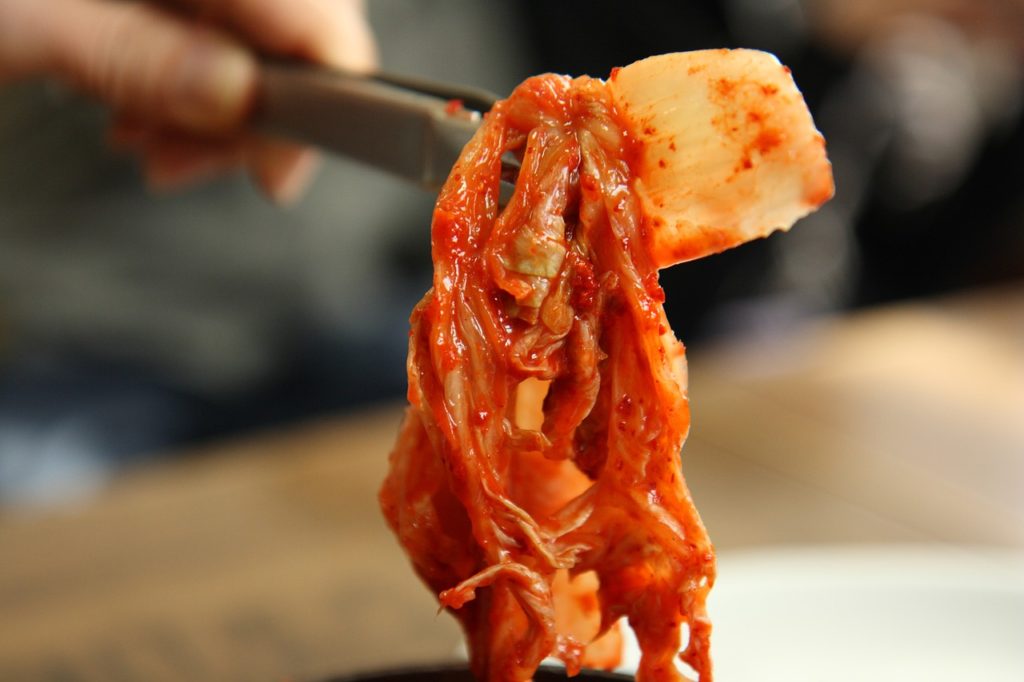 kimchi é uma comida muito comum na coreia 