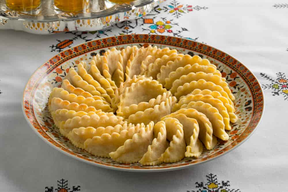Imagem mostra o Kaab El Ghazal um tradicional prato tipico da comida marroquina