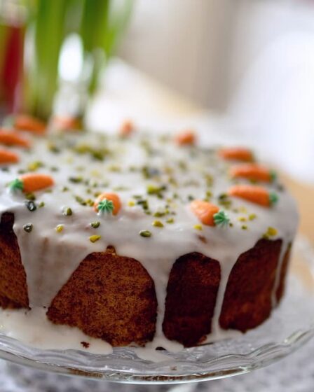 Bolo de cenoura com Maizena