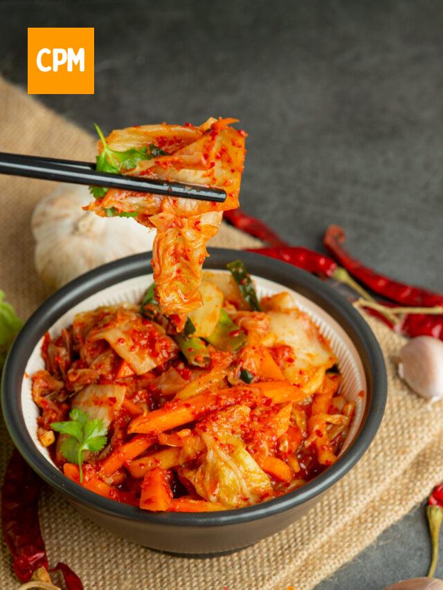 O que é o Kimchi na comida coreana ou K-food