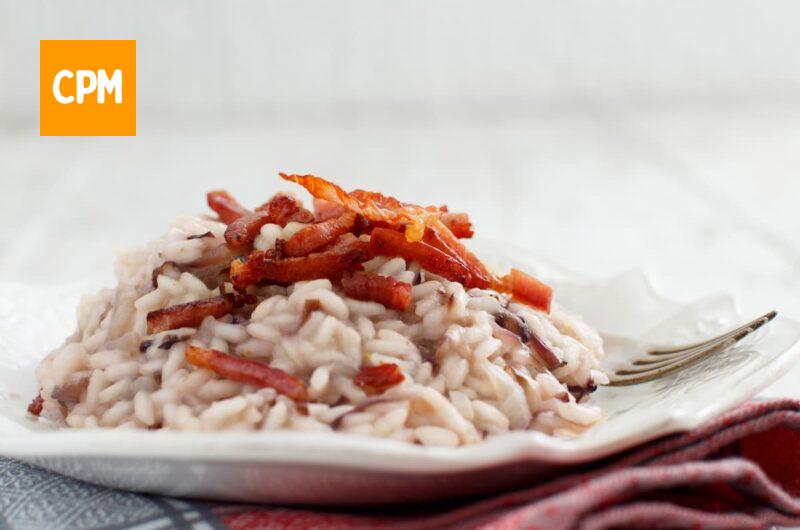 Risoto de bacon