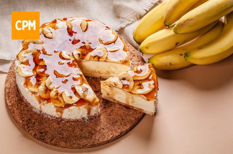 Bolo de Banana caramelada