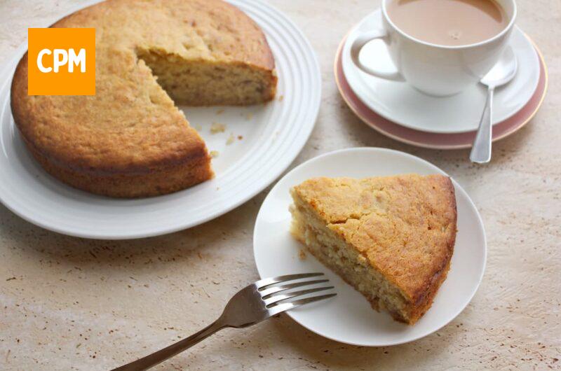 Bolo de banana de liquidificador