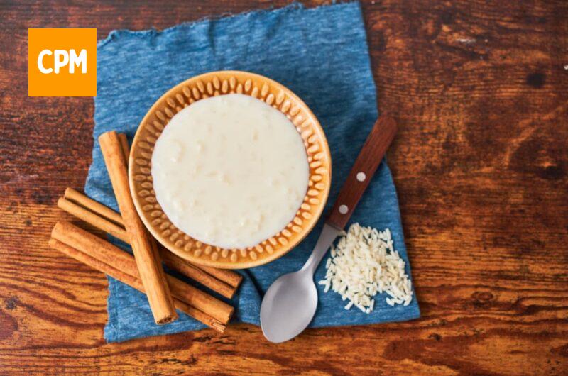 Arroz doce com leite em pó